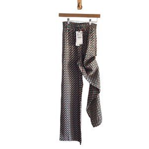 NWT - ZARA Geometric Wide Leg Pants